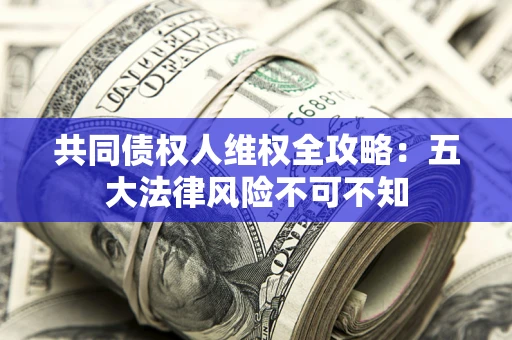武汉共同债权人维权全攻略：五大法律风险不可不知