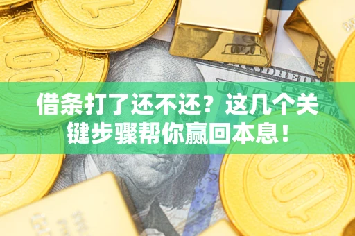 武汉借条打了还不还？这几个关键步骤帮你赢回本息！