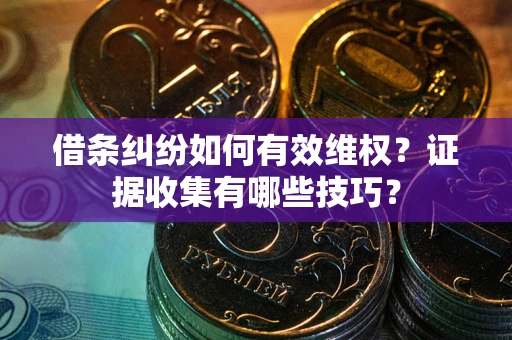 武汉借条纠纷如何有效维权？证据收集有哪些技巧？