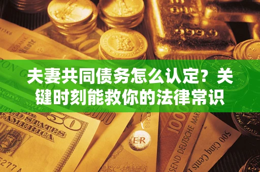 武汉夫妻共同债务怎么认定？关键时刻能救你的法律常识