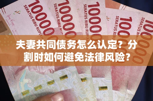 武汉夫妻共同债务怎么认定？分割时如何避免法律风险？